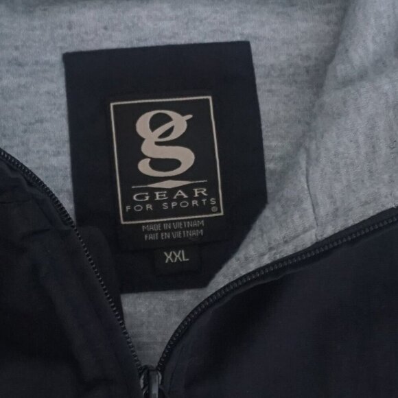 Vtg '90S Black Gear For Sports Clinton River Boat Club Nylon Cotton Lined Jacket - Picture 9 of 10